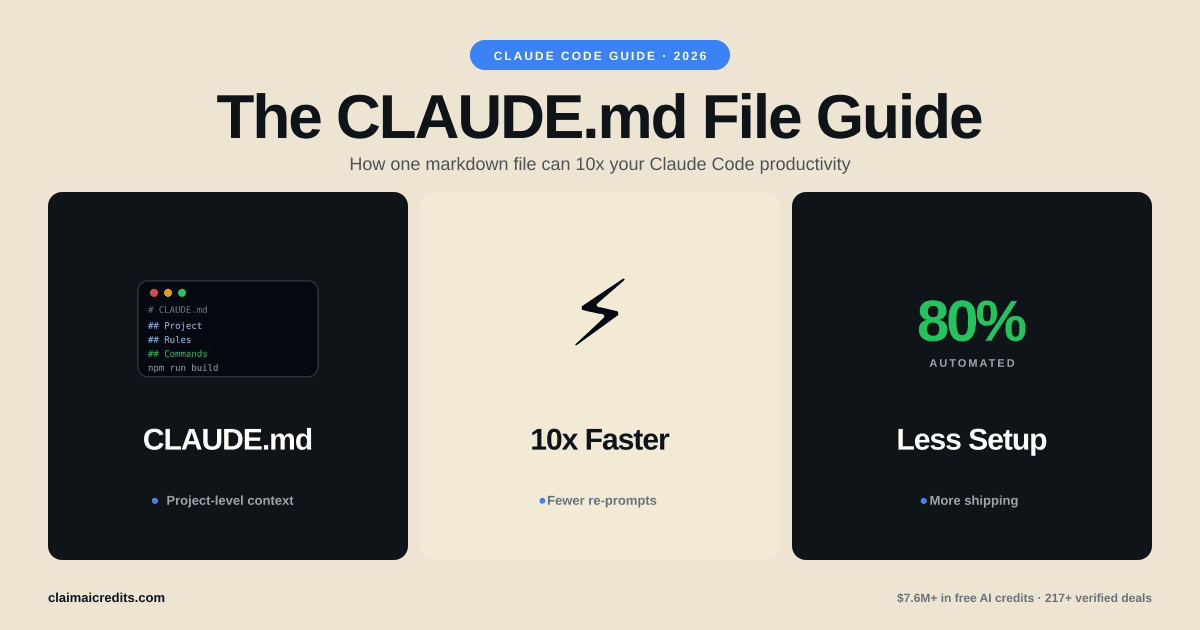 The Ultimate CLAUDE.md File Guide: How to 10x Your Claude Code Productivity